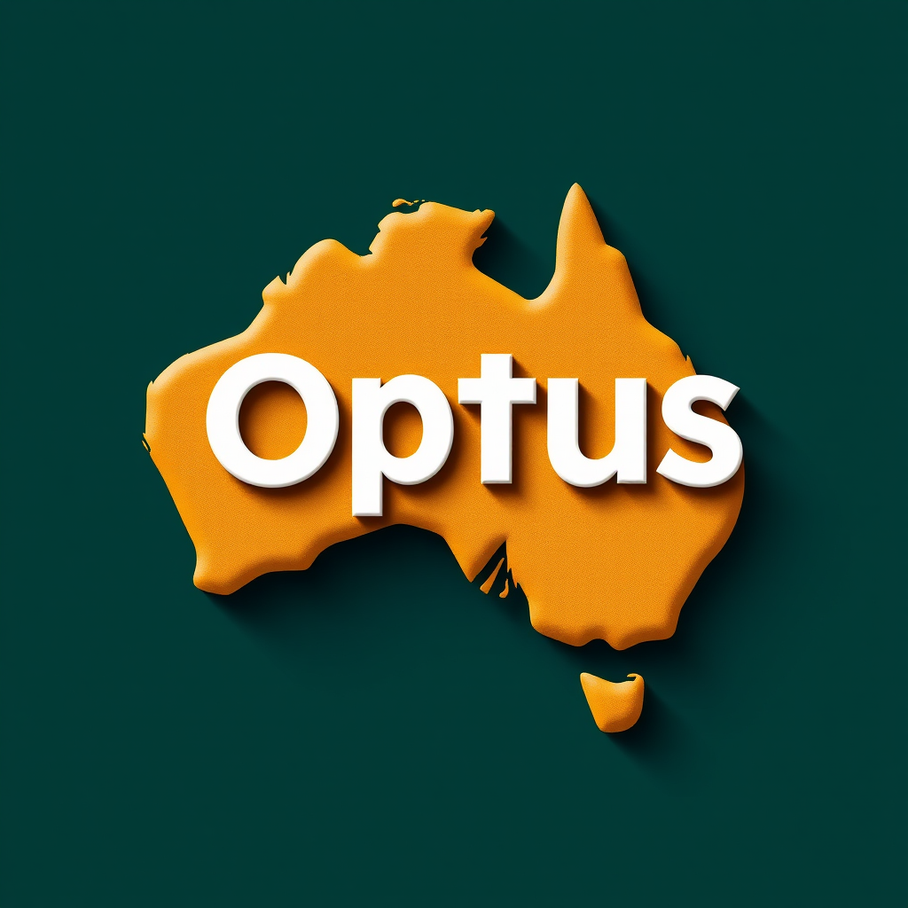 Optus logo representing major Australian telecommunications operator with international roaming services