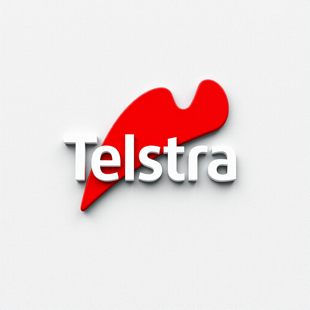 Telstra logo representing Australia's largest telecommunications provider offering roaming services